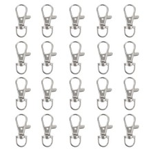 20PCS Cage Lock Stainless Steel Birdcage Lock Metal Hook Clip Replacement