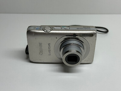 Canon IXUS 115 HS Digitalkamera, Silber, TEILDEFEKT!, Bitte Lesen  BLITZBEREIT 