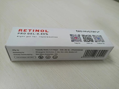 2 x Bio Mystery Retinol Pro 0.05 Night Gel Rejuvenation Face Cream 40g/ 1.41oz - Picture 7 of 8
