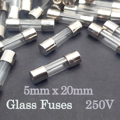 Glaskartuschensicherung 5x20mm Fast Blow 0,1 -30A schnellwirkende Rohrsicherungen verschiedene A