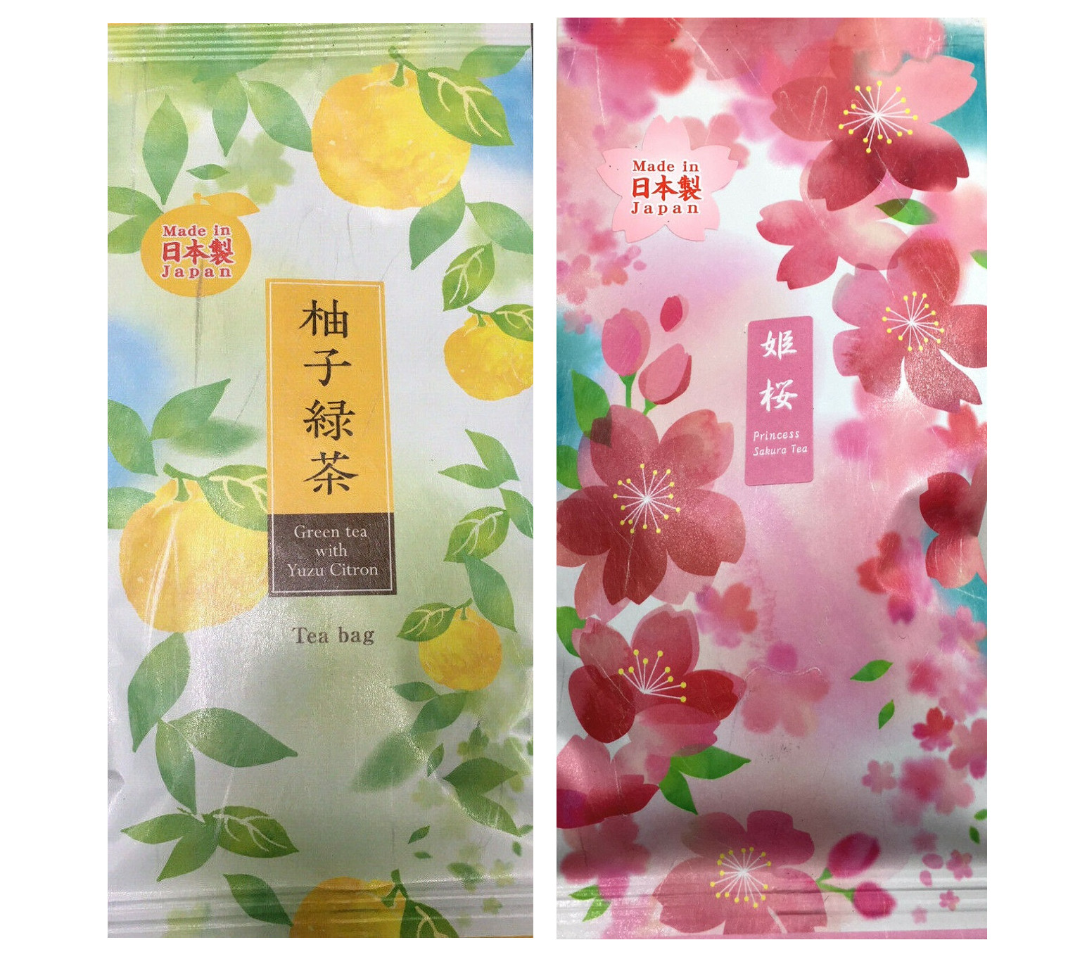 Bags Sakura Blossom & Yuzu Citron