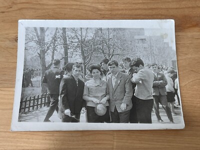 1970s Man May 1 Soviet holiday Soviet people Vintage photo