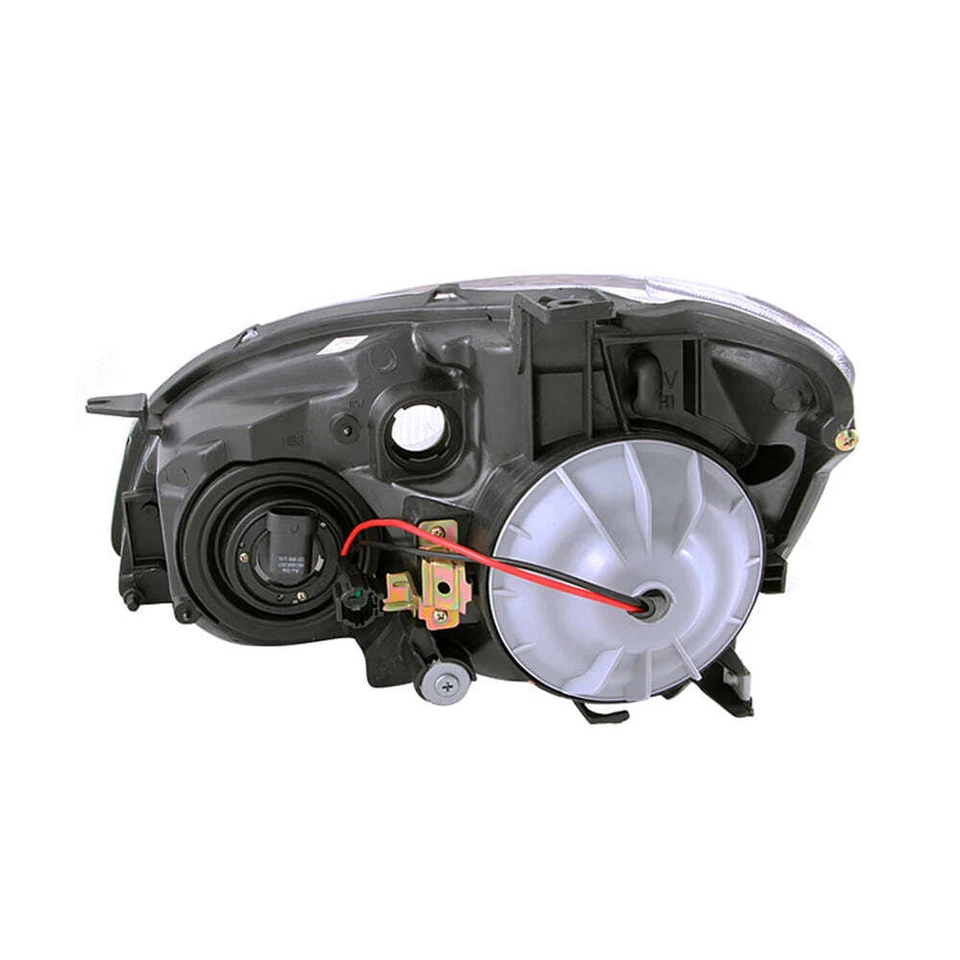 Juego de faros de cristal de lente transparente cromados para Nissan Altima 2002-2004 sin HID Foto 2 de 2