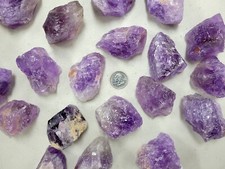 Purple Amethyst Crystal Chunks Raw Gemstones Natural Large Pieces Sold By Piece