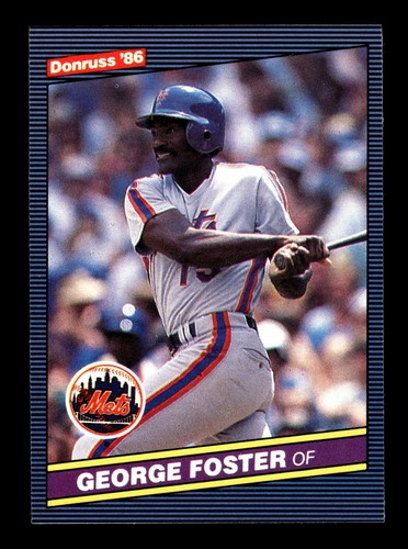 Donruss #116 1986 George Foster New York Mets - Imagen 1 de 2
