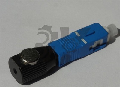 one SC Bare Fiber Adapter Flange Fiber Round Type Adaptor #F22