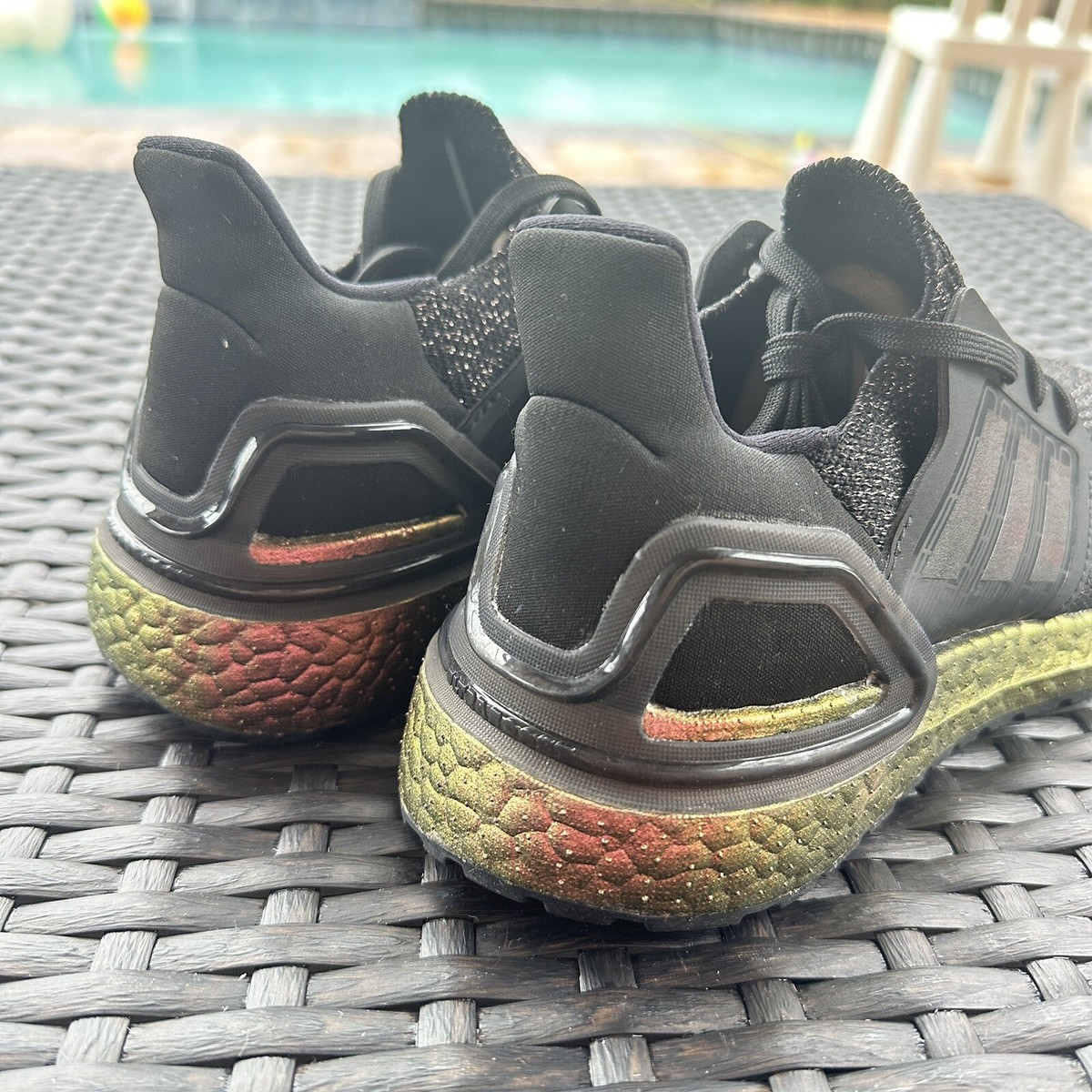 シューズ adidas ultraboost20Fc unisex JP 27,5 Adidas UltraBoost 20 J Black Signal Pink Kid's Athletic Shoes