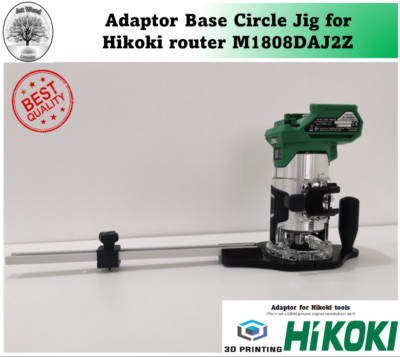Adapter Basis Kreisvorrichtung 220 mm bis 2460 mm Hikoki Router M1808DAJ2Z Nut