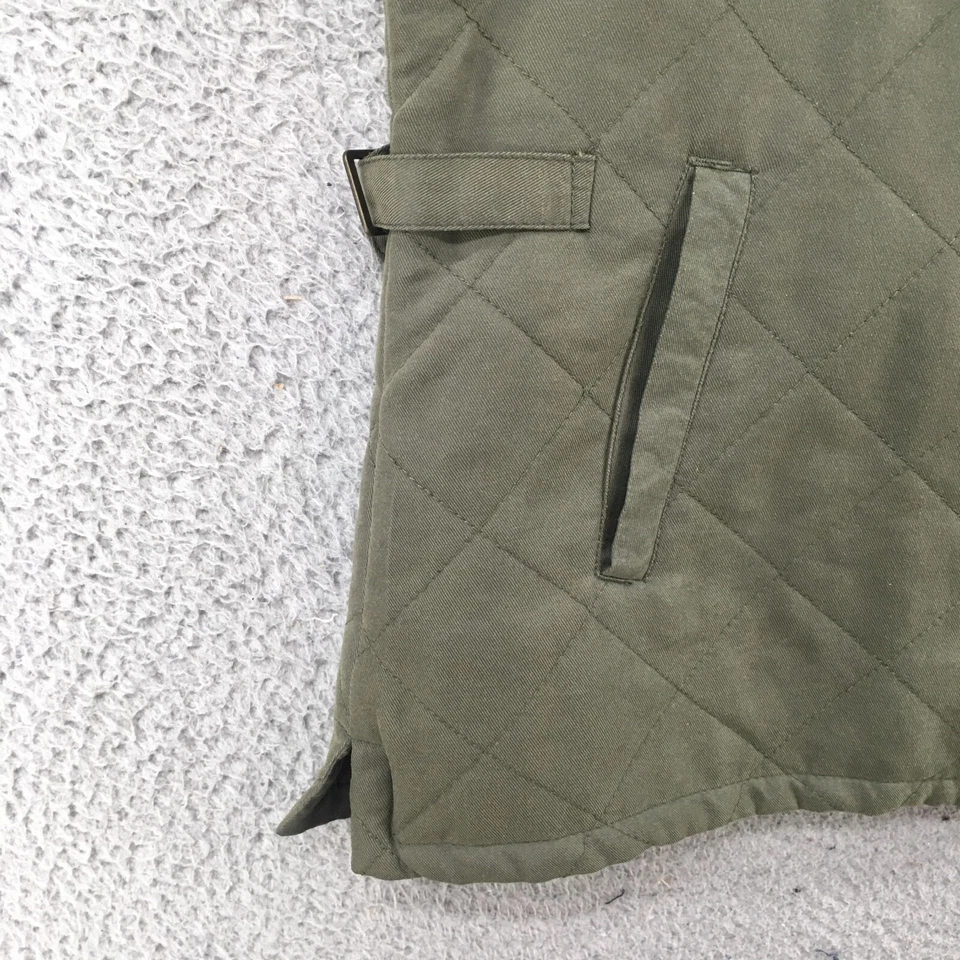 Gander Mountain Chaleco Acolchado Chaqueta Mujer Grande Cremallera Completa Cuello Verde Foto 4 de 4