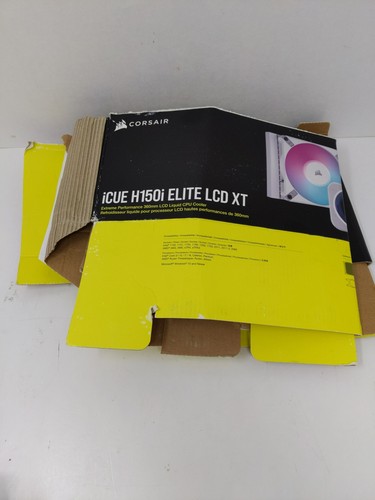 *NO ACC* Corsair iCUE H150i Elite LCD XT Liquid CPU Cooler, 360mm, 3 AF120 RGB - Photo 5/5