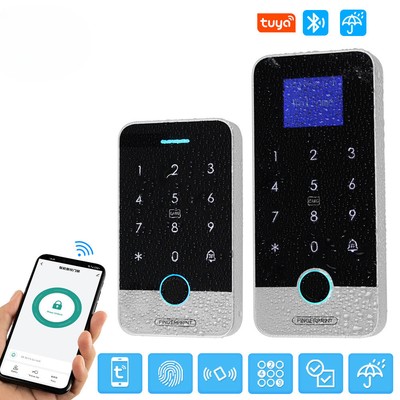 Bluetooth Tuya Fingerprint Access Controller RFID Keyboard Touch Keypad 13.56MHz