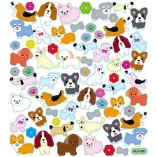 Scrapbooking Crafts Stickers Sticker King Dogs Different Breeds Bones Paws Cute