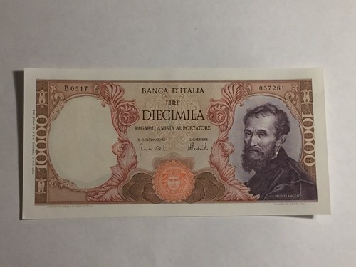 Banknote Italien 10.000 Lire 1962 SPL/UNC - Bild 1 von 2