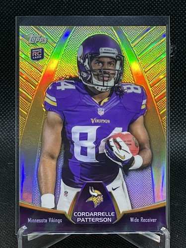 2013 Topps Chrome Cordarrelle Patterson *GOLD* RC Rookie 🔥🔥🔥 - Bild 1 von 2
