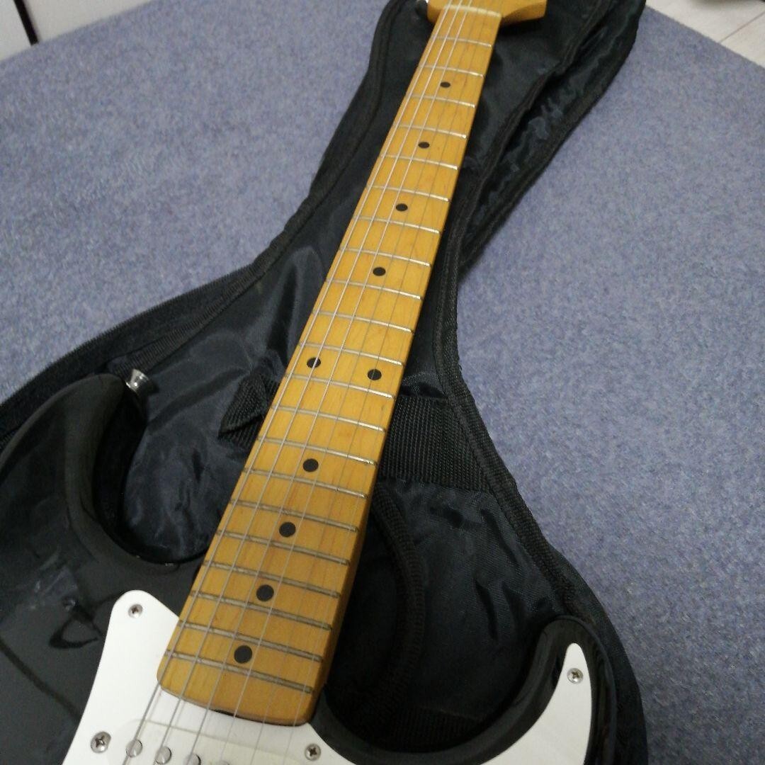 Fender Japan ST57M Stratocaster Guitar Black Medium Scale Made in