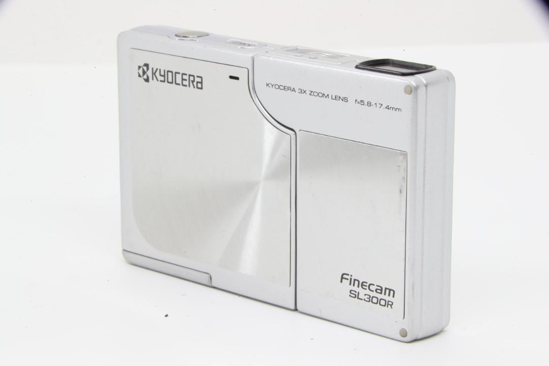 KYOCERA Finecam FINECAM SL300R silver digital camera English KYOCERA Finecam FINECAM SL300R silver digital camera English