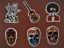 SKULLS 'N' SKELETONS Stickers DEATH macabre UNDEAD creepy ZOMBIES dead HORROR