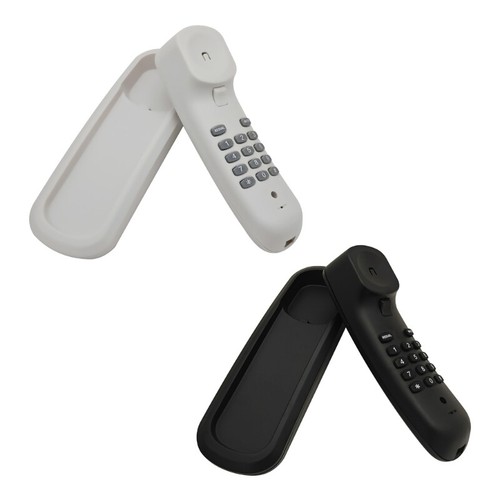 Corded Landline Telephone Wall Mountable Desk House Phones with Large Buttons