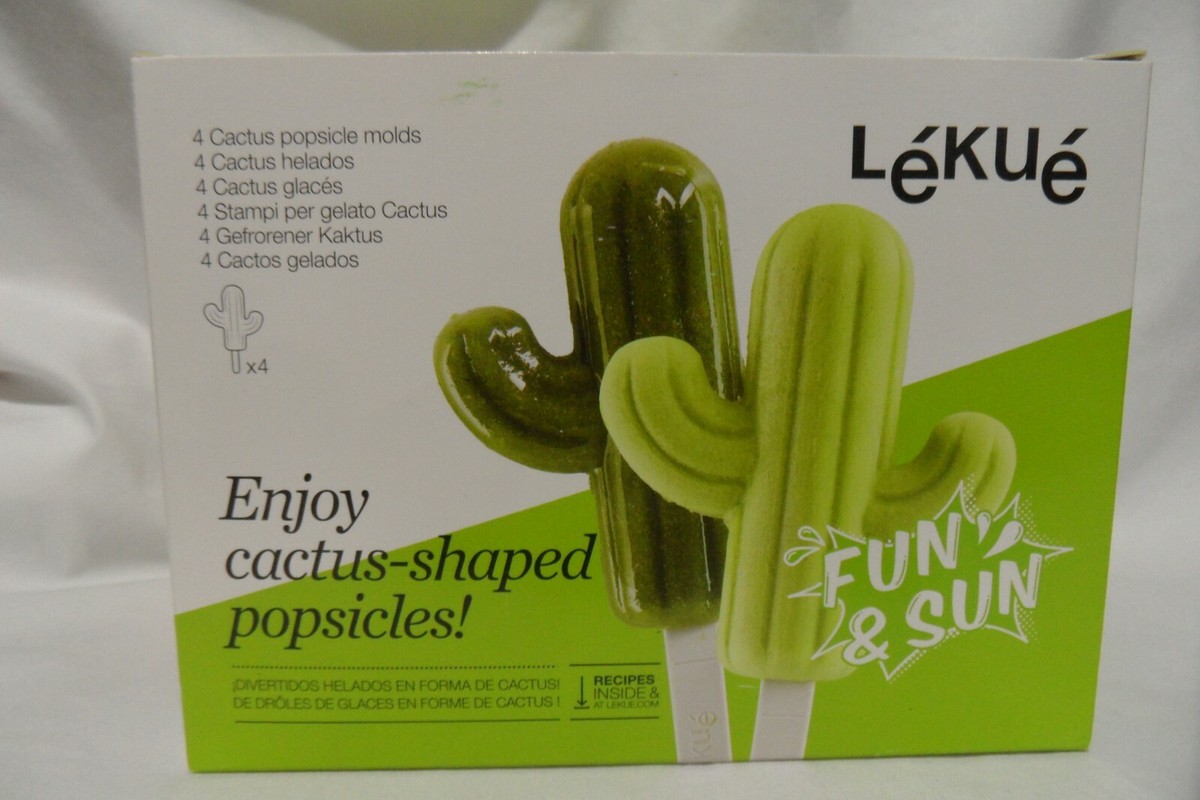 LEKUE cactus popsicle molds - set of 4 | eBay