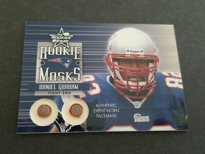 2002 Leaf Rookies & Stars Masks 141/250 Daniel Graham #RM-12 Rookie PATRIOTS