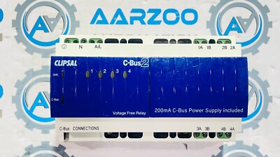 Clipsal L5504RVF 4 Kanal Spannung Gratis Relais Netzteil Inklusive C-BUS2