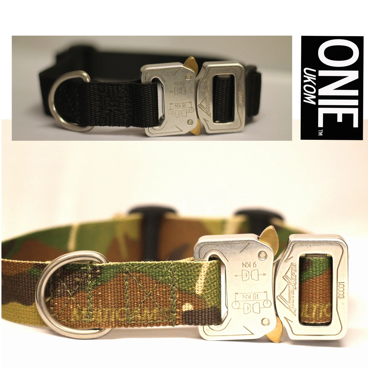 Multicam black dog collar 2025