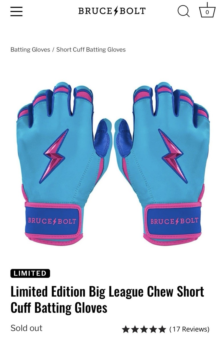 Bruce Bolt Limited Edition Big League Chew Big Rally Blue