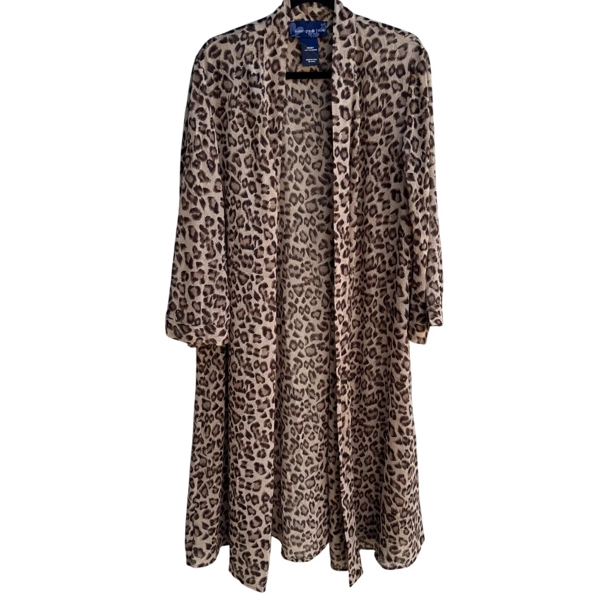 As Is Susan Graver Weekend Printed Regular French Terry Tunic