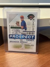 2024 Panini Prospect Edition Baseball Ticket #92 Brandon Sproat, New York Mets