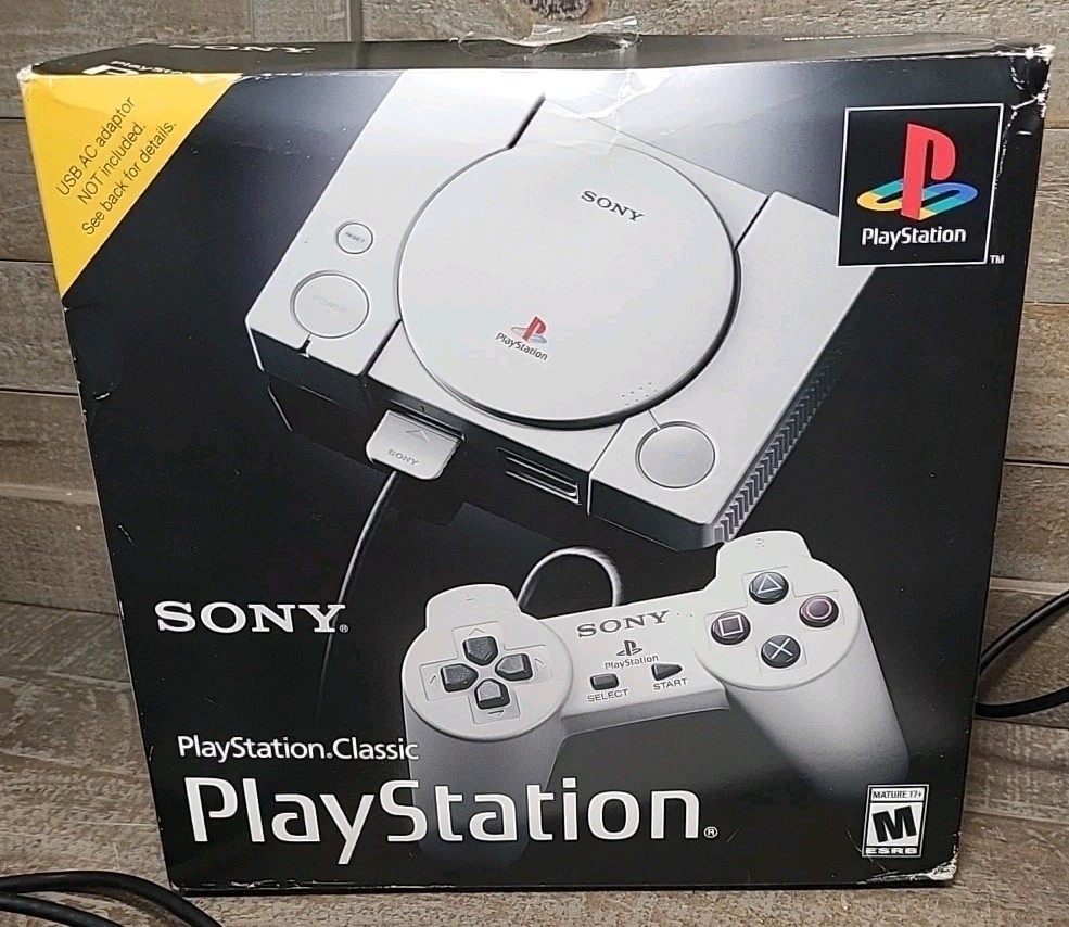 Sony PlayStation PS1 Classic Mini SCPH-1000R Console System CIB
