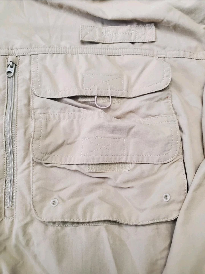 Islamorada Flats By Quest Shirt Mens 2XL Fishing Outdoor Vented Pockets - Image 3 of 4