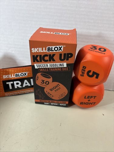 SKILLBLOX Calcio Abilità Allenamento Dadi Calcio Giocoleria Footy Kick Pratica NUOVO