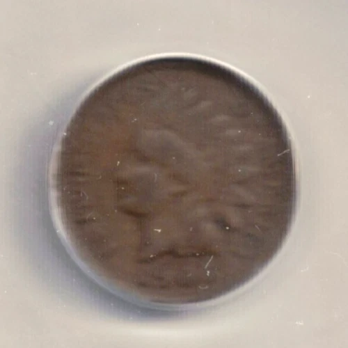 1906 Philadelphia Indian Cent ANACS Authenticated VG 8 DBL Struck Rotated Strike - Image 3 of 4