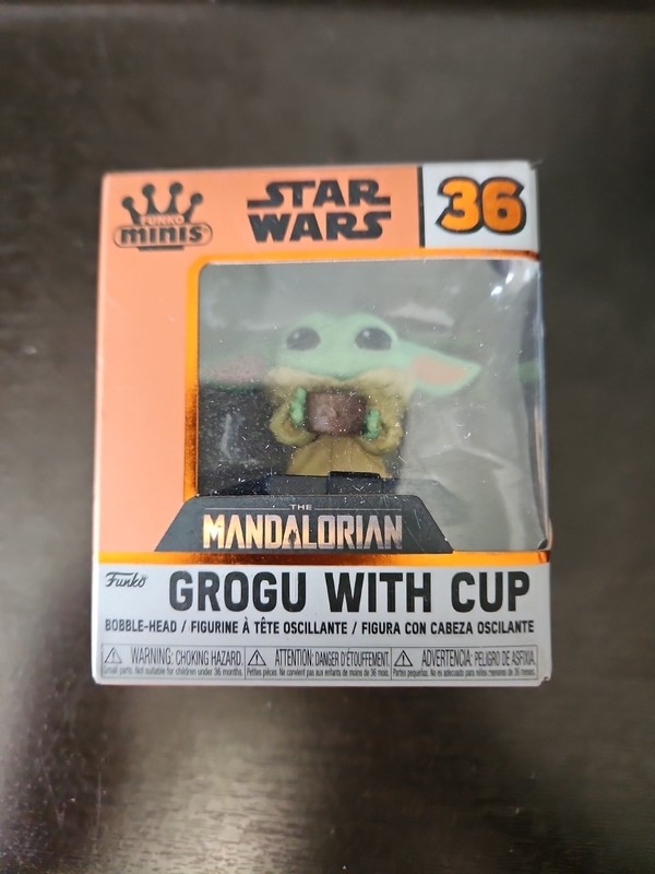 Funko Classic Mini: Star Wars The Mandalorian 36 Grogu With Cup