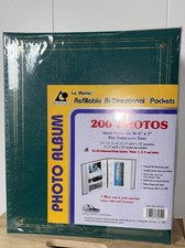 Pioneer Green Refillable Bi-directional Photo Album 200 Photos 14x11.5 1998