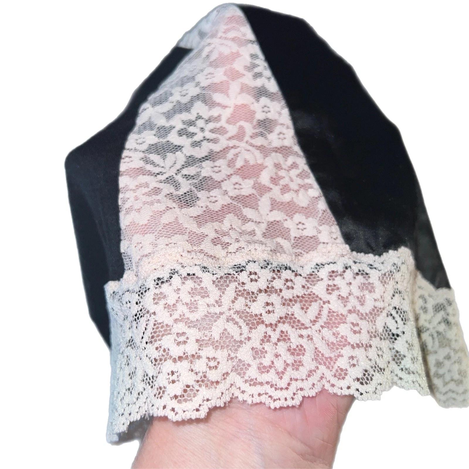 UNDERCOVER Abito slip raso Victorias Secret BLK PNK vintage anni 90 us intime ottimeioni condizio linge pizzo