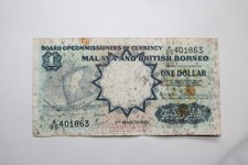 Malaya and British Borneo 1 Dollar 1959
