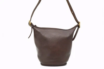 Sac Vintage Seau COACH Bandoulière Croisé En Cuir Marron 1× H5D 9953 - Photo 1/4