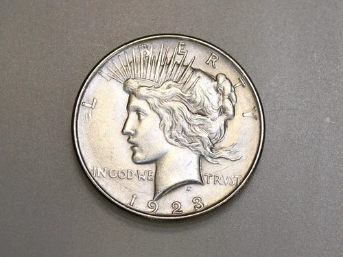 1923-D $1 PEACE SILVER ONE DOLLAR