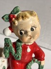 Vintage Commodore Christmas Pajama Girl Candle Holder ~ NO Of NOEL — photo 5