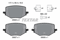 Bremsbelagsatz Scheibenbremse Hinterachse FüR Nissan Renault X-TRAIL IV Austral