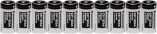 10 Panasonic CR123A 3V CR 123A Industrial Lithium Batteries