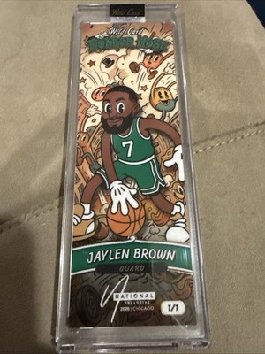 Jaylen Brown 2026 Wild Card Rubber Hose National Exclusive 1/1 Slim Gem SSP