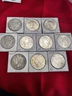 Lot Of 10 Peace Silver Dollars Mostly BU