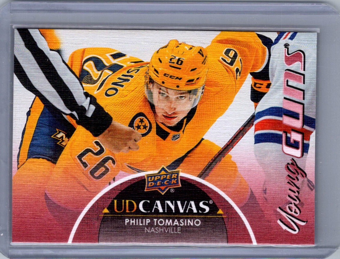 2021-22 Upper Deck #C217 Philip Tomasino UD Canvas Young Guns Young Guns