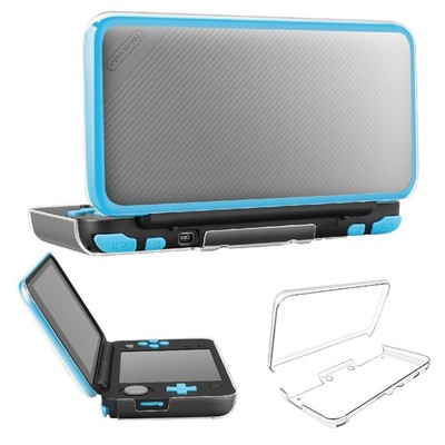 New Nintendo 2DS XL LL Case Transparent Hard Shell Protective