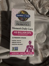 Garden Of Life Women's Daily Care Probiotics 40 Billion CFU 30 Cap Exp 02/2027