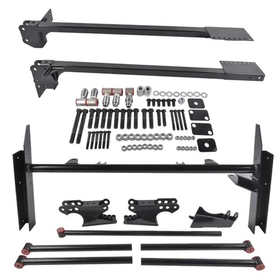 For 1962-1967 Chevy Chevy II Nova Rear Parallel 4-Link Kit w/Subframe Connectors - Image 1 of 4