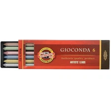 KOH-I-NOOR Metallic Coloured Leads for 5.6mm Diameter 80mm Mechanical Pencil