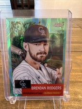2022 Topps Chrome Platinum Anni-Brendan Rodgers #382 Aqua Lava Refractor /299